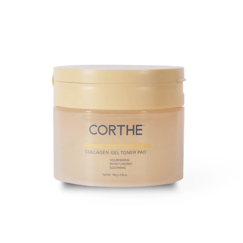 Jar of Corthe Collagen Gel Toner Pad on a white background